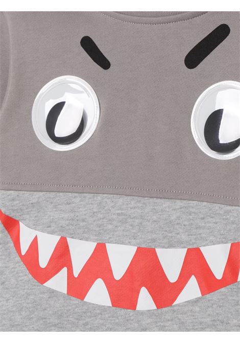 Felpa bambino grigia in cotone STELLA MC CARTNEY | TU4P80/MOGRIGIO
